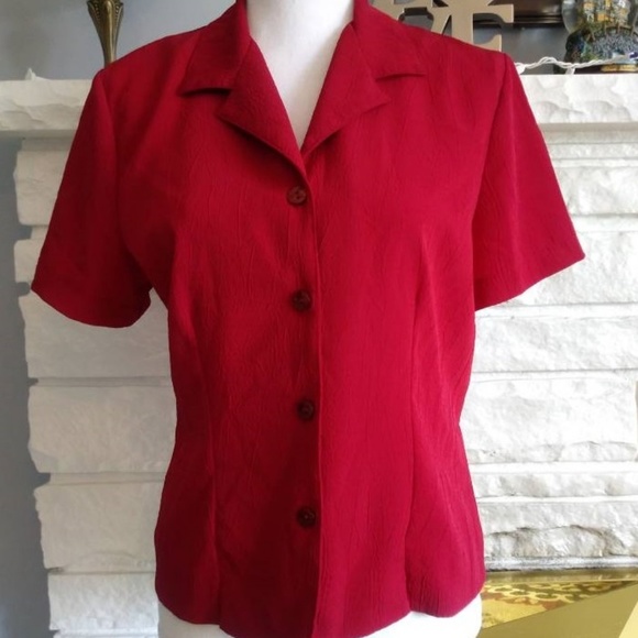 Briggs Petite - Button Down Blouse Size Small - Picture 1 of 7